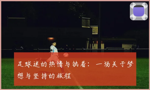 足球迷的热情与执着：一场关于梦想与坚持的旅程